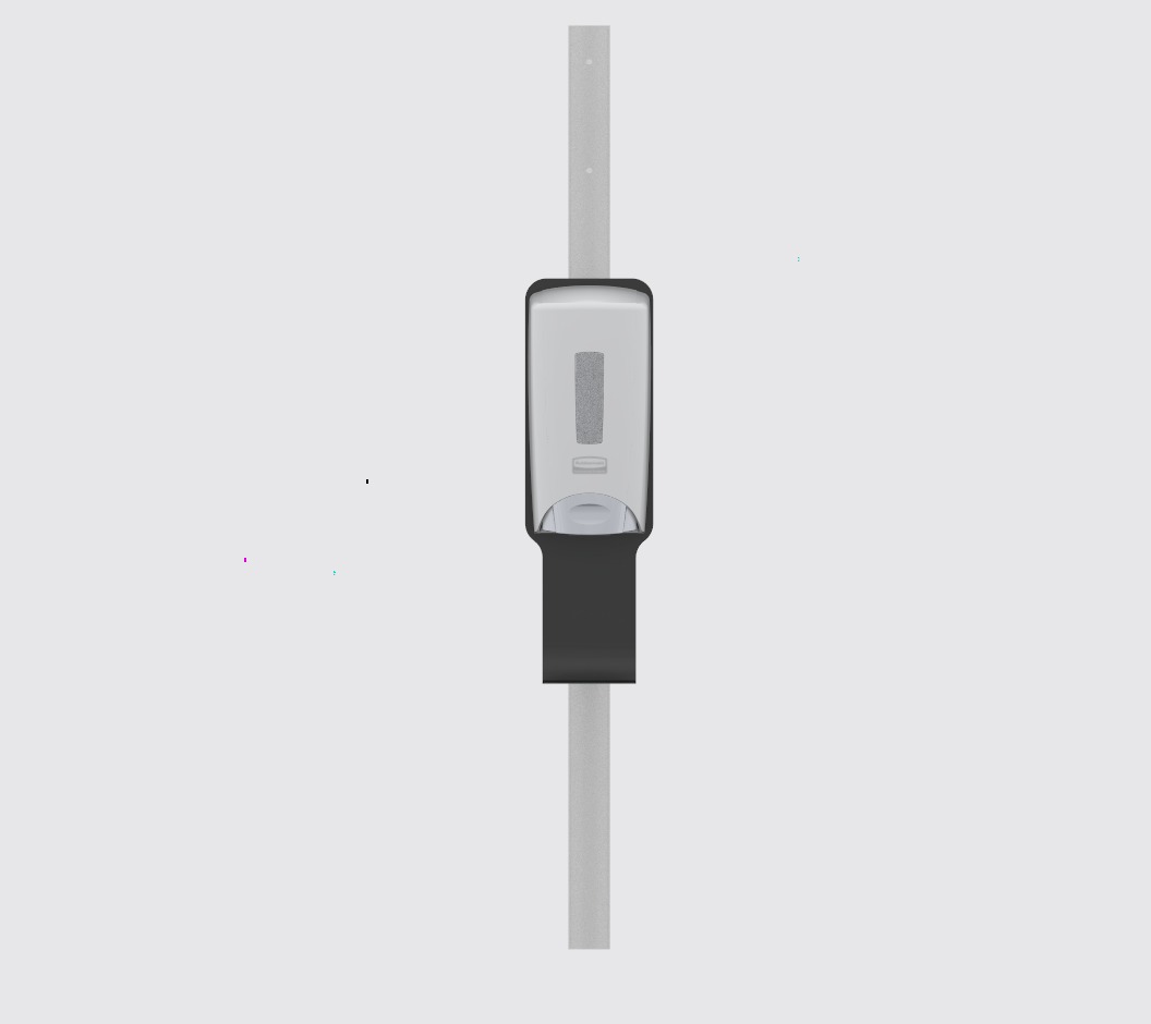 Pole Mount Station with FLex Dispenser