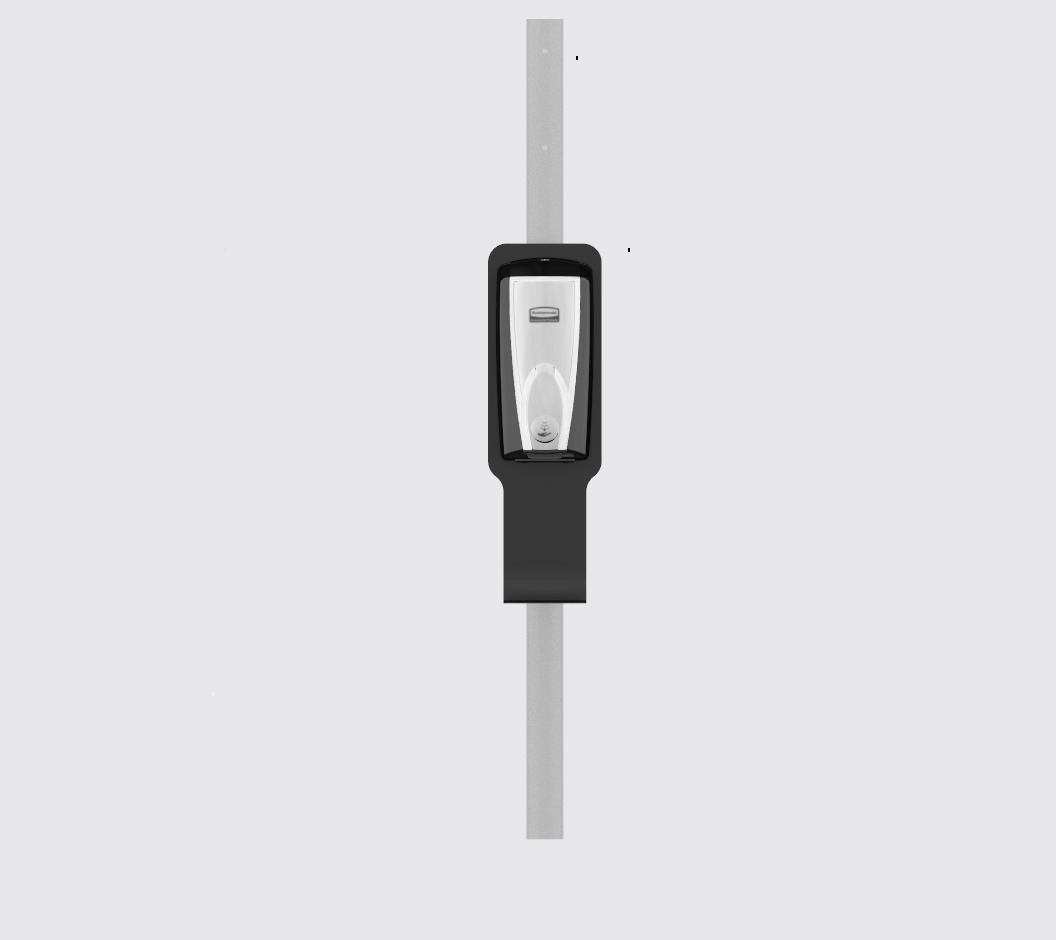 Pole Mount Station with AutoFoam Dispenser