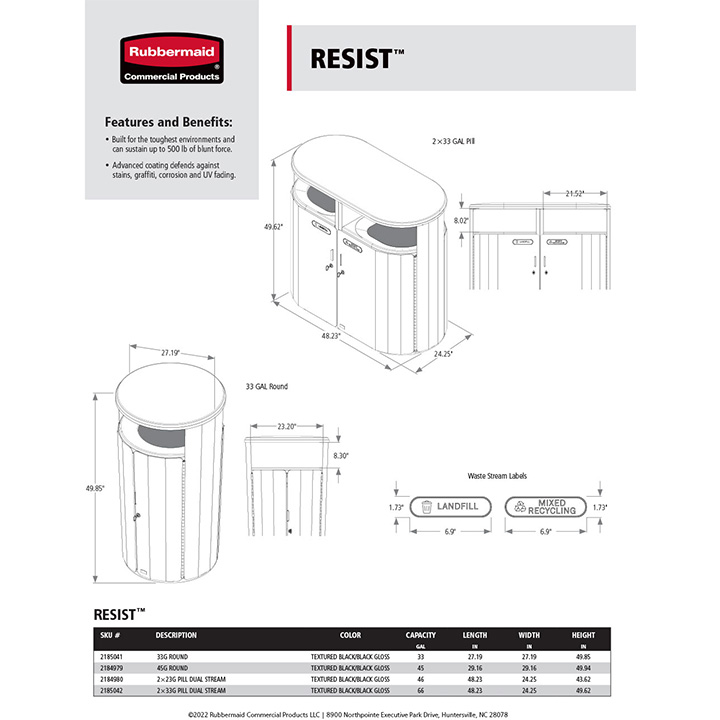 Resist® | Rubbermaid Commercial Products